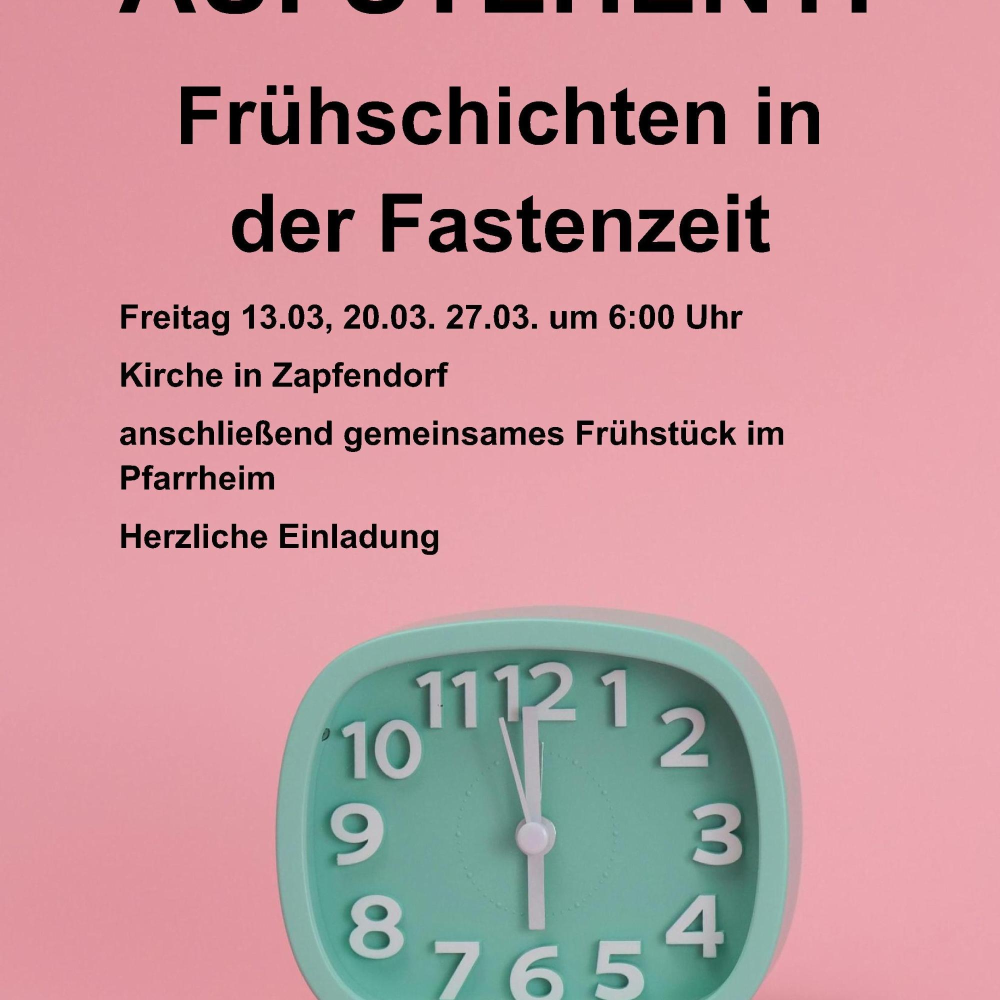 Frühschicht in Zapfendorf