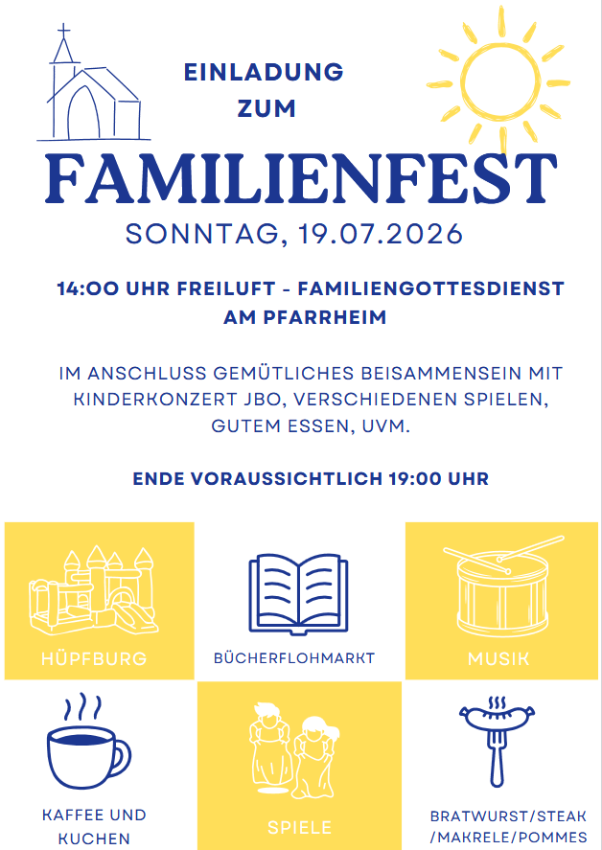Einladung zum Familienfest 2026